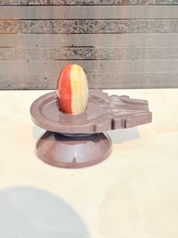 Narmadeshwar Shivling natural river stone Madhya Pradesh India – Image 11